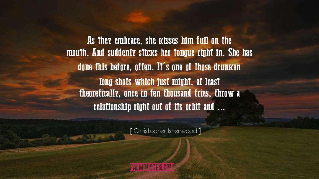 Drunken quotes by Christopher Isherwood