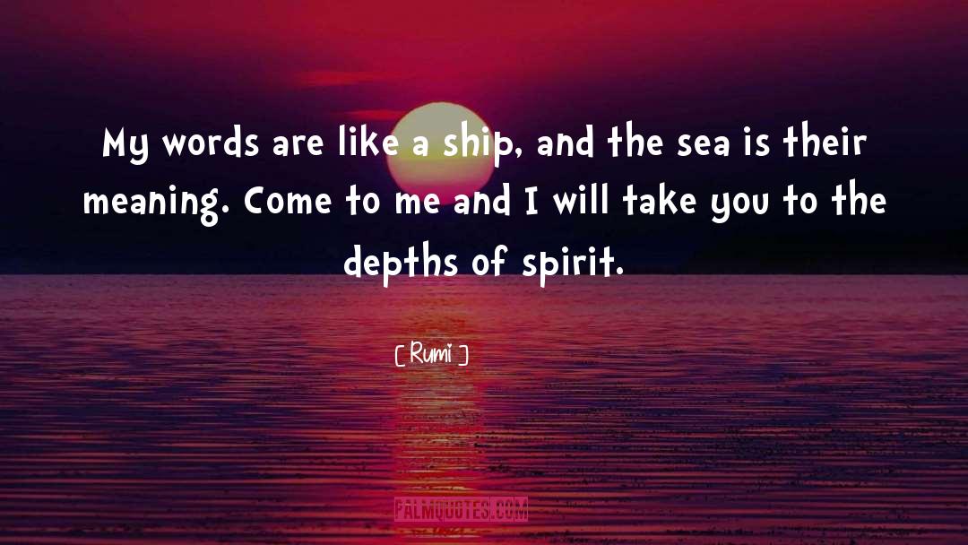 Drunken Ship quotes by Rumi