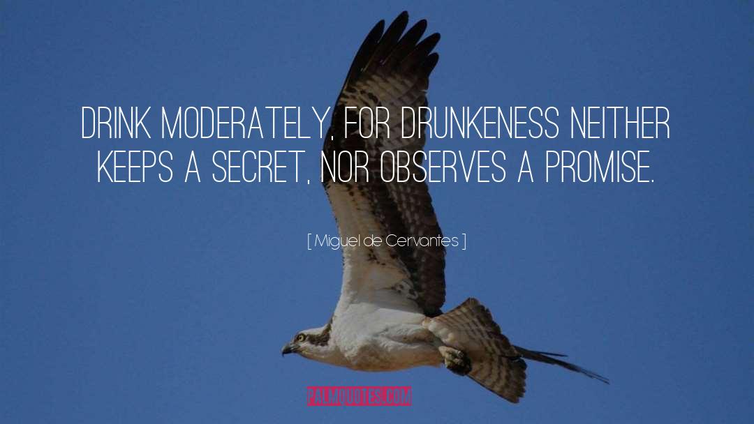 Drunkeness quotes by Miguel De Cervantes