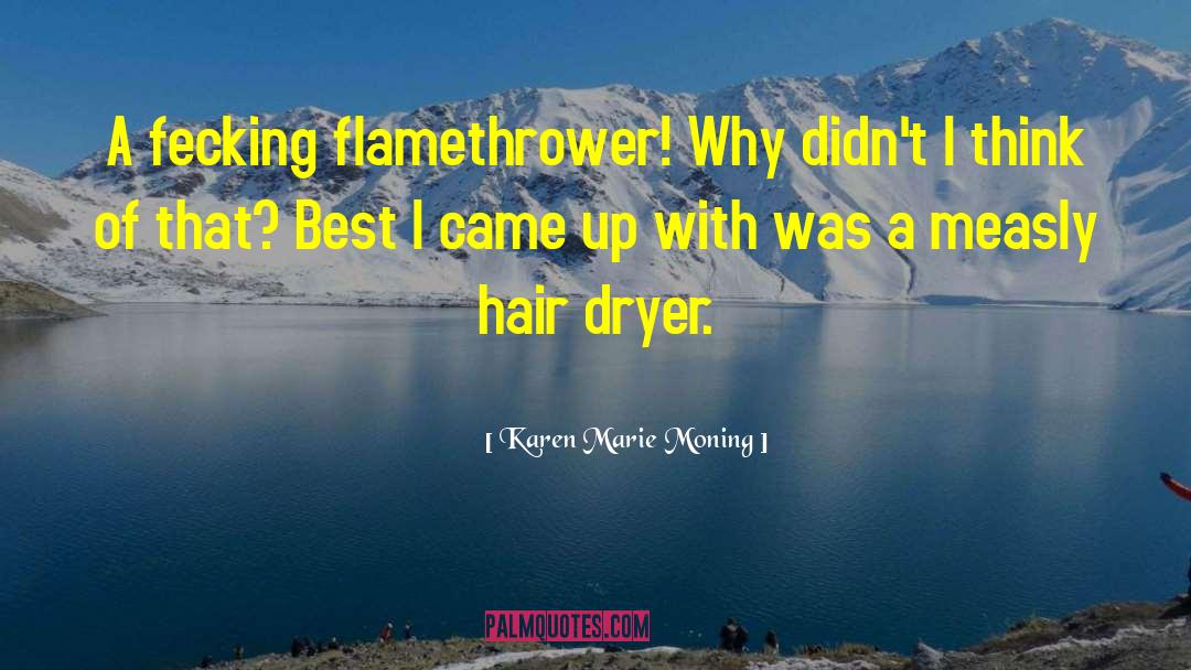 Dryer quotes by Karen Marie Moning