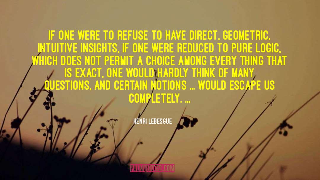 Dualistic Thinking quotes by Henri Lebesgue