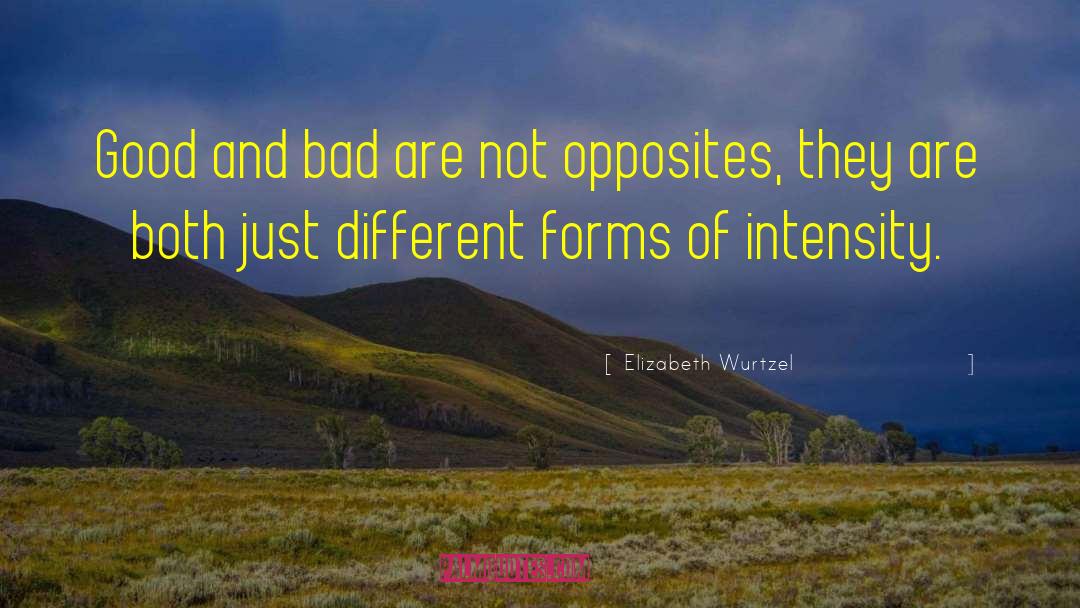 Duality Of Opposites quotes by Elizabeth Wurtzel