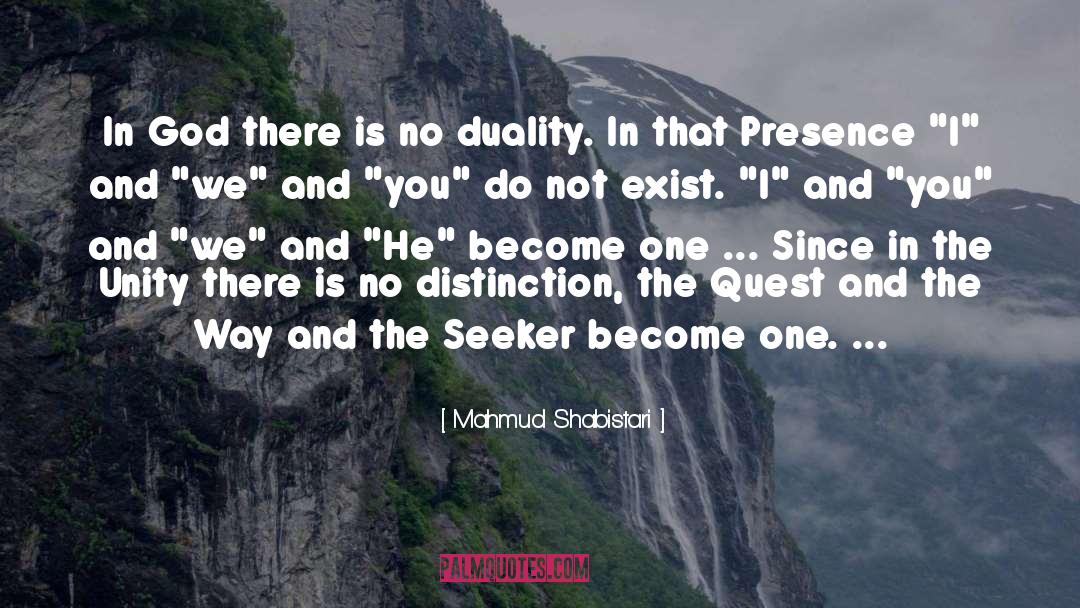 Duality quotes by Mahmud Shabistari