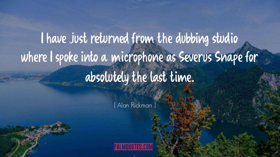 Dubbing Jawa quotes by Alan Rickman