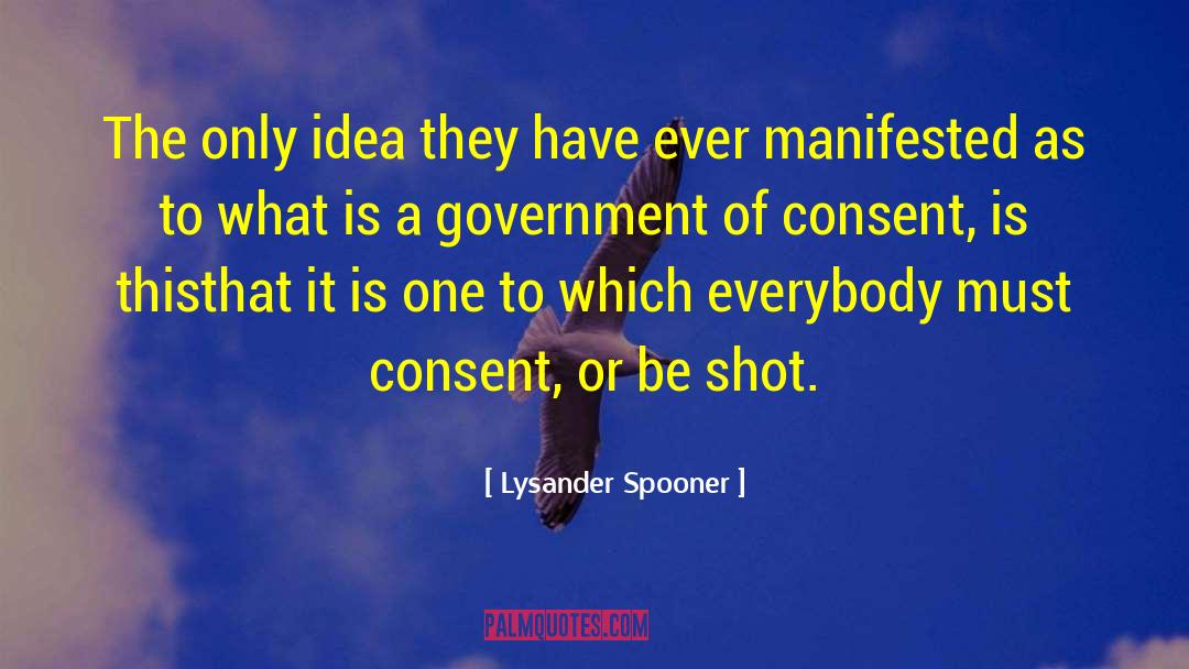Dubious Consent quotes by Lysander Spooner