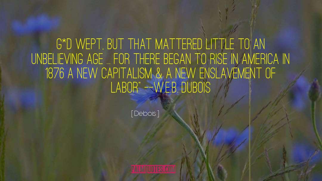 Dubois quotes by Debois