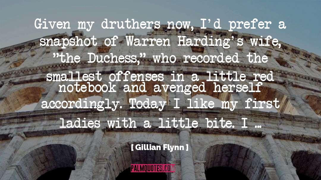 Duchess quotes by Gillian Flynn