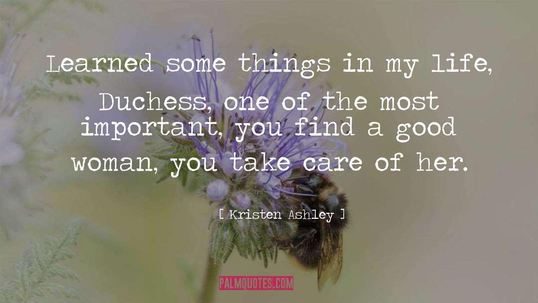 Duchess quotes by Kristen Ashley