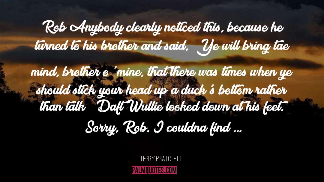 Duck And Goose Hunting quotes by Terry Pratchett