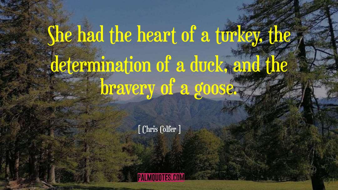 Duck And Goose Hunting quotes by Chris Colfer