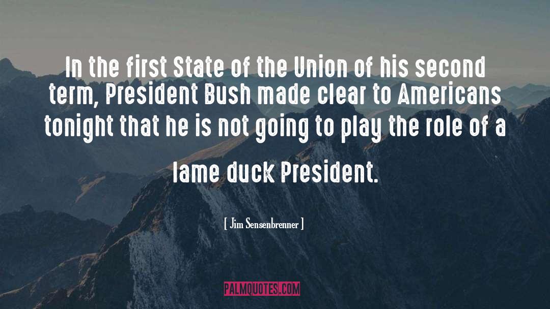 Duck Hunting quotes by Jim Sensenbrenner