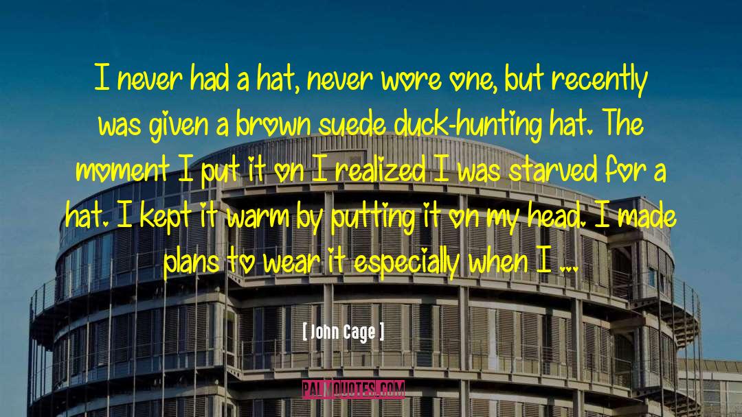 Duck Hunting quotes by John Cage