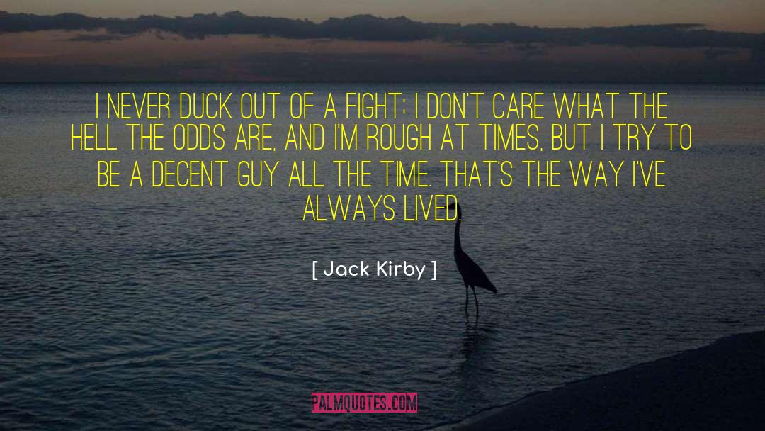 Duck quotes by Jack Kirby