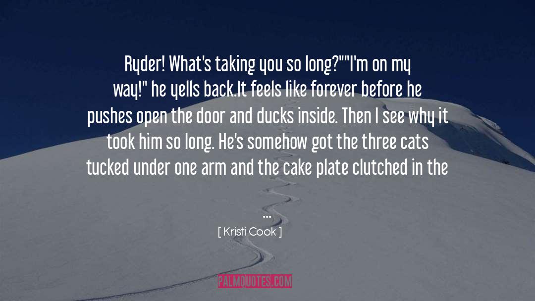Ducks Calm On Surface quotes by Kristi Cook