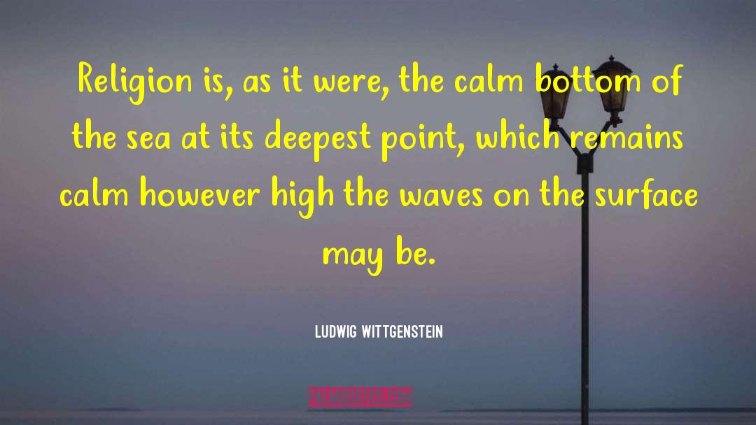 Ducks Calm On Surface quotes by Ludwig Wittgenstein