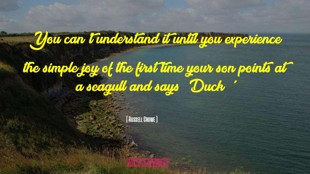 Ducks quotes by Russell Crowe