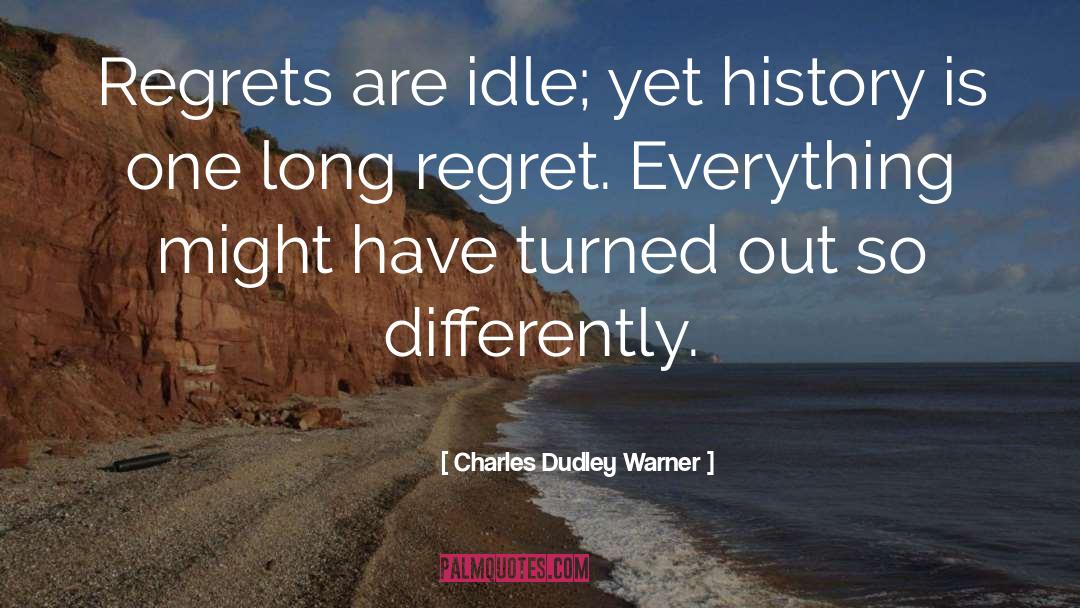 Dudley quotes by Charles Dudley Warner