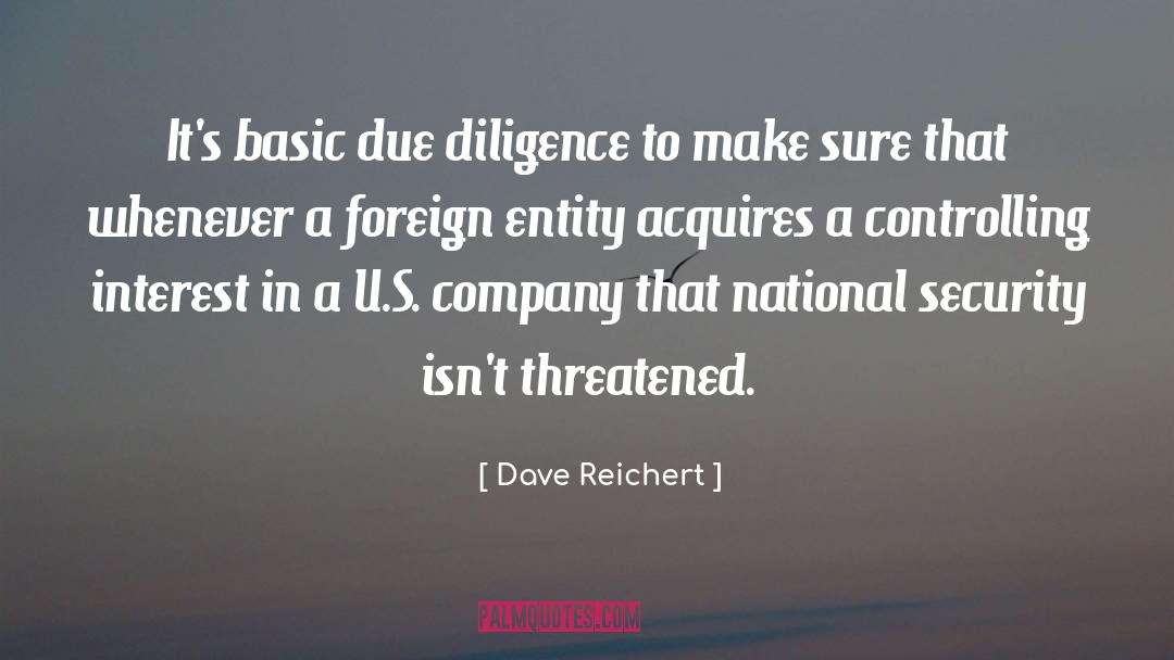 Due Diligence quotes by Dave Reichert