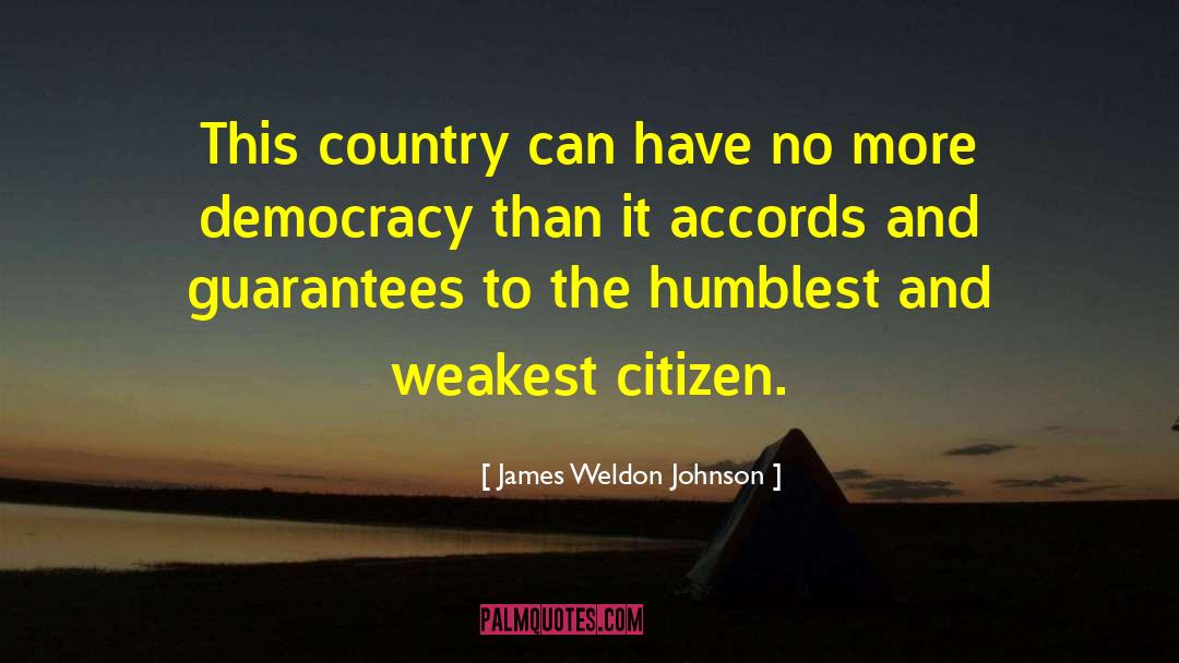 Due Justice quotes by James Weldon Johnson