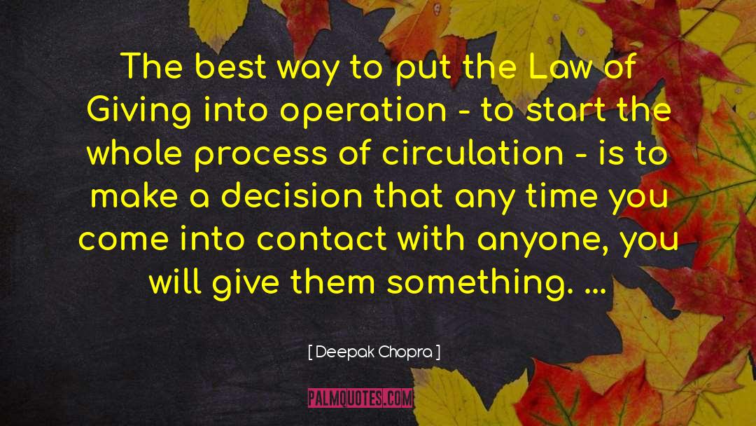 Due Process Of Law quotes by Deepak Chopra