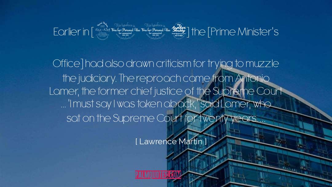 Due Process Of Law quotes by Lawrence Martin