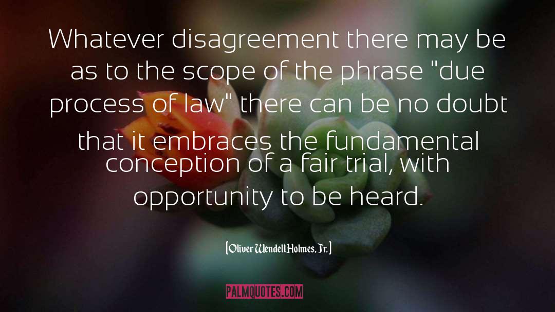 Due Process Of Law quotes by Oliver Wendell Holmes, Jr.