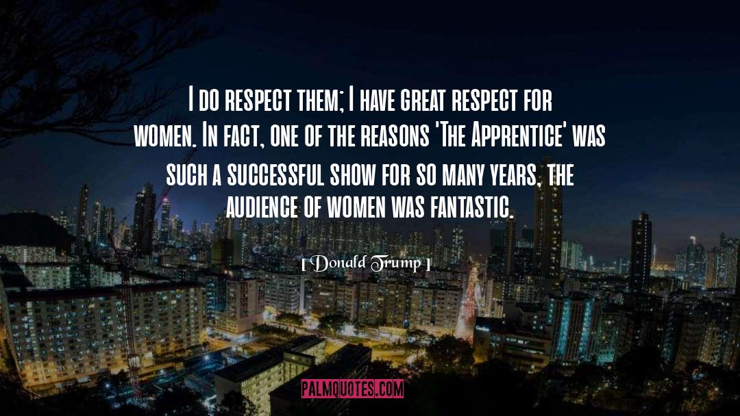 Due Respect quotes by Donald Trump