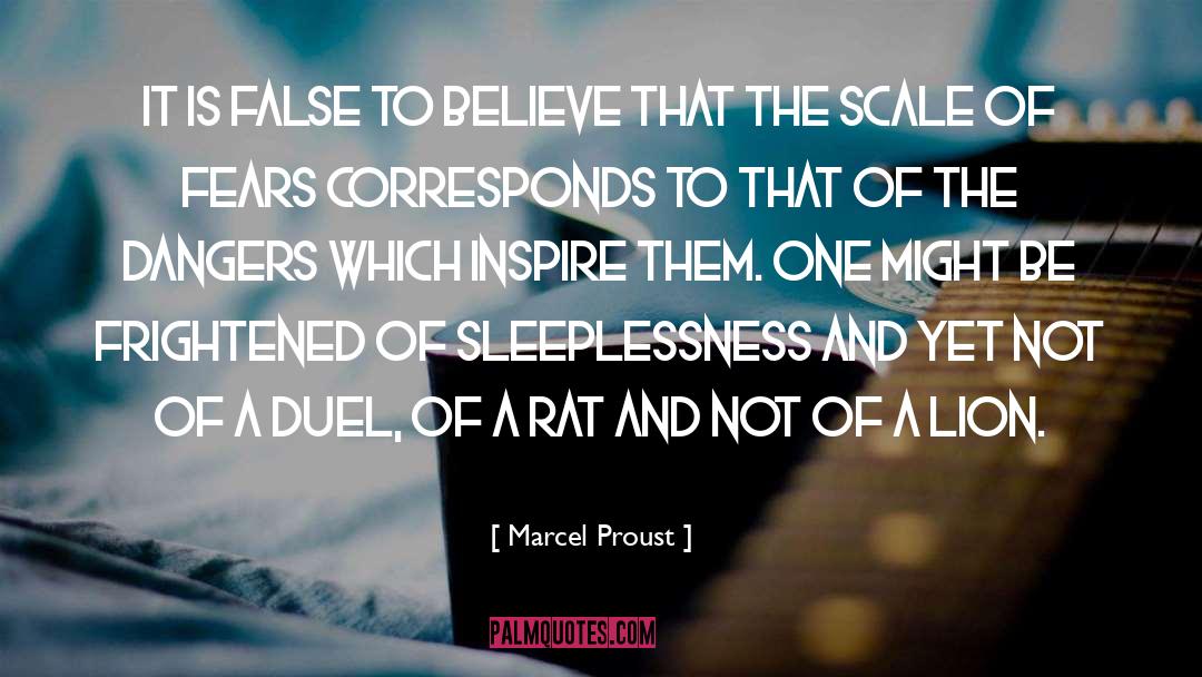 Duel quotes by Marcel Proust