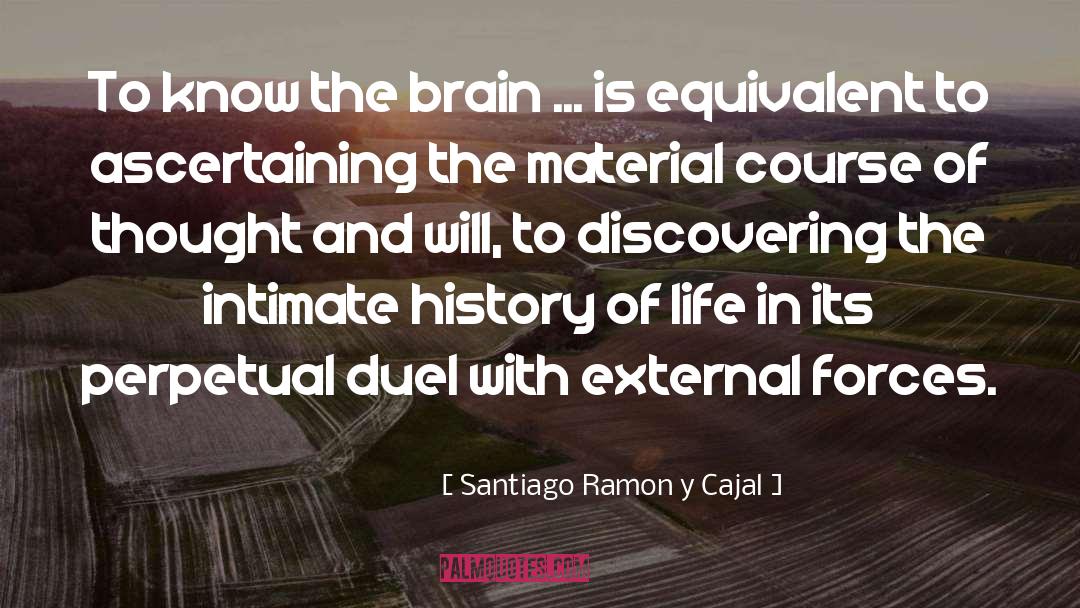 Duel quotes by Santiago Ramon Y Cajal