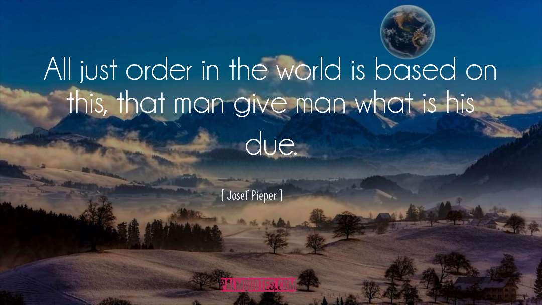 Dues quotes by Josef Pieper