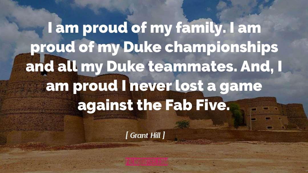 Duke Syracuse quotes by Grant Hill