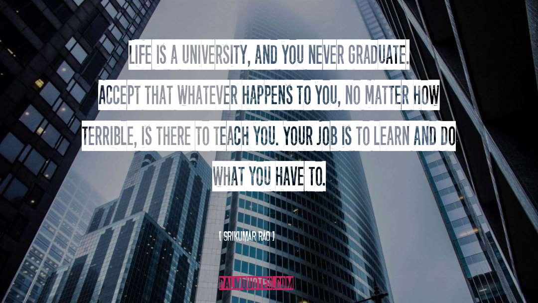 Duke University quotes by Srikumar Rao