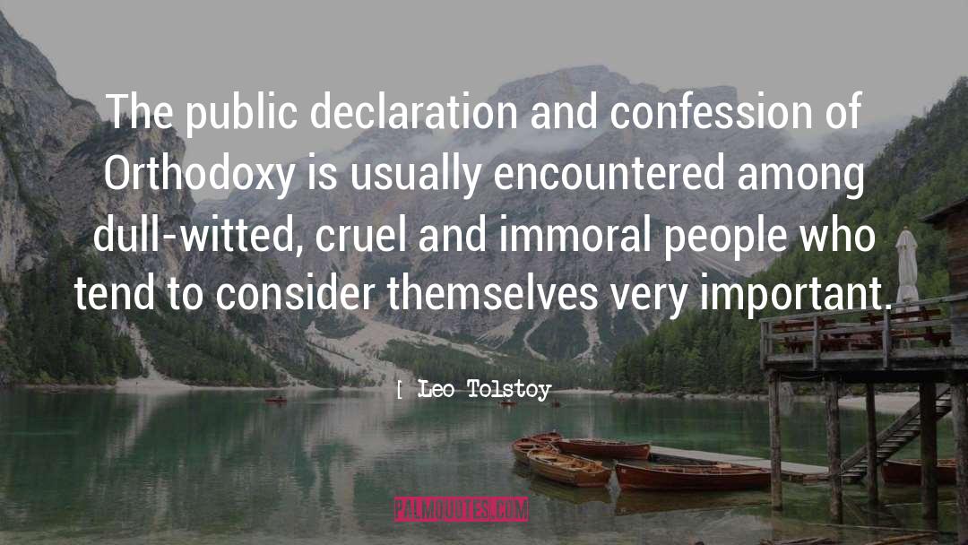 Dull Witted quotes by Leo Tolstoy