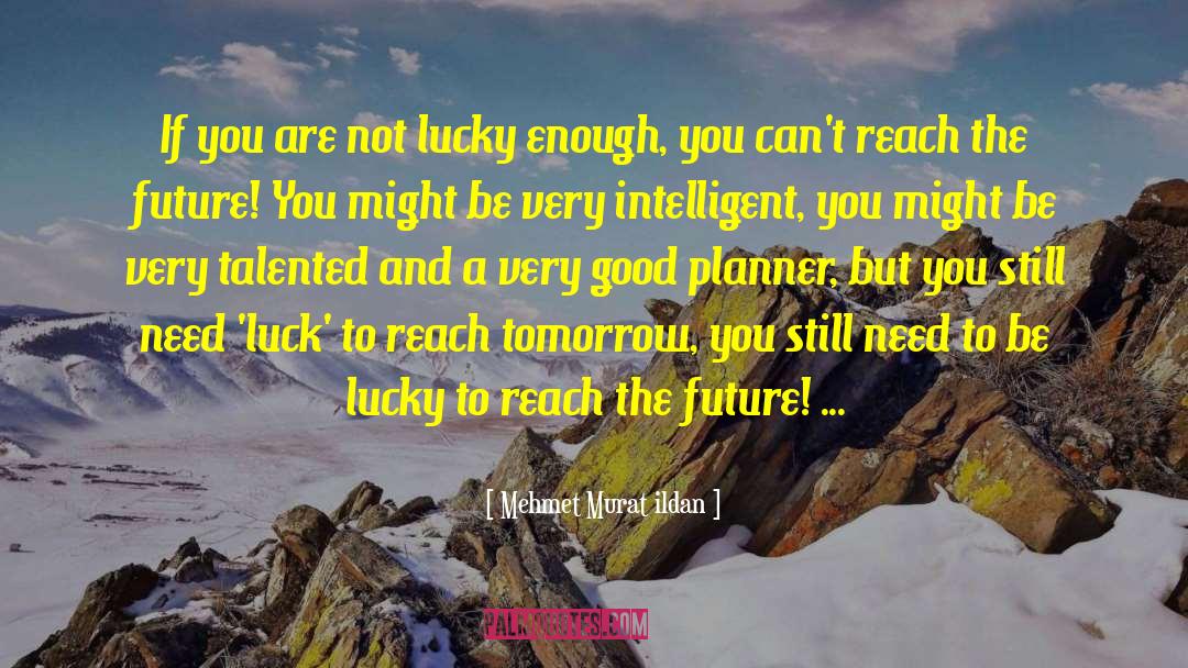 Dumb Luck quotes by Mehmet Murat Ildan