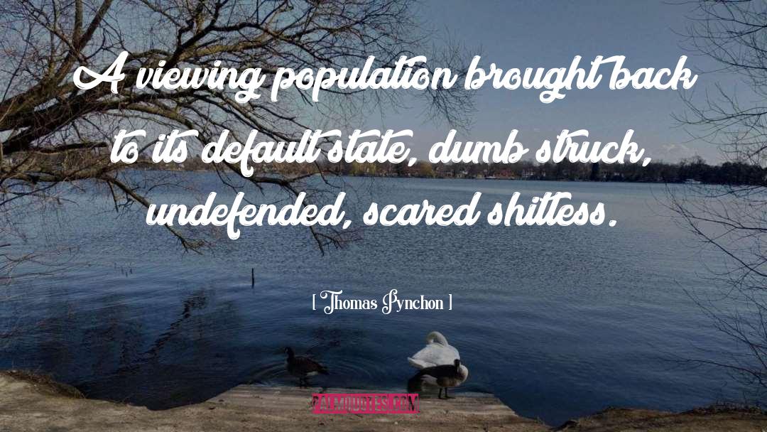 Dumb Southern quotes by Thomas Pynchon