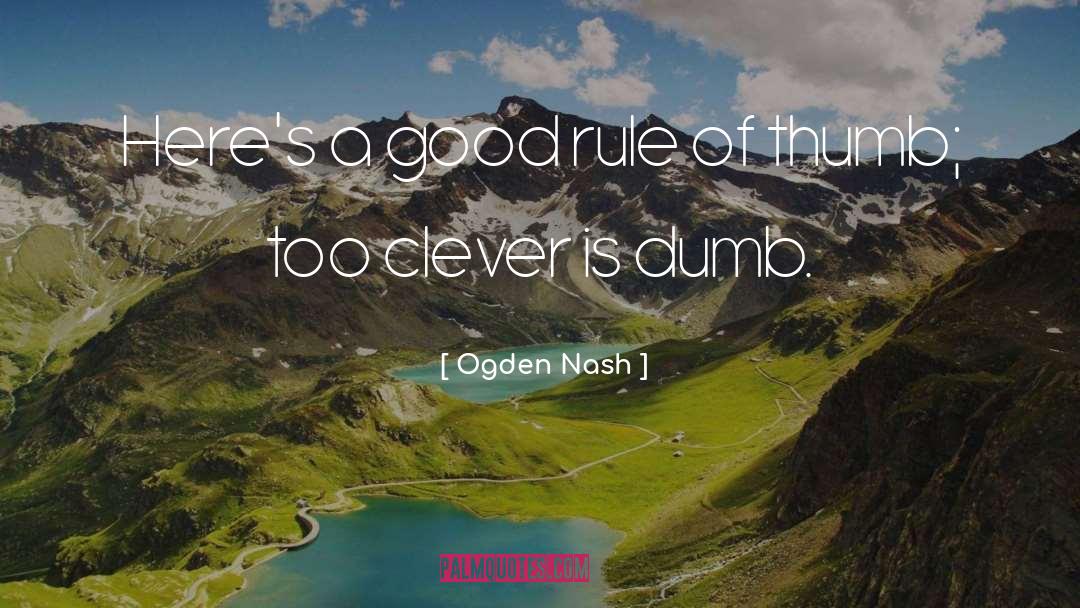 Dumb Sports quotes by Ogden Nash