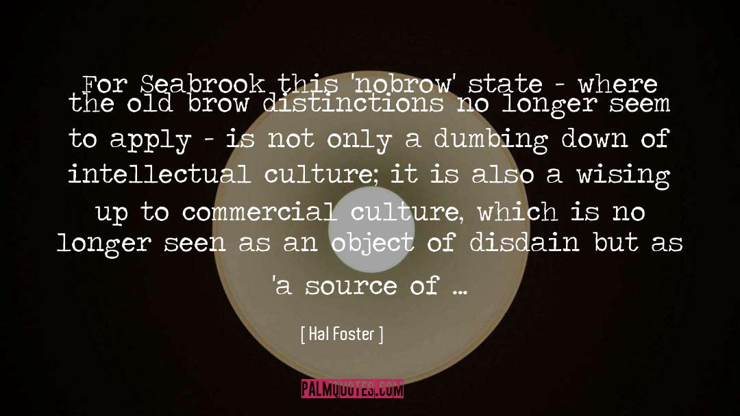 Dumbing Down quotes by Hal Foster