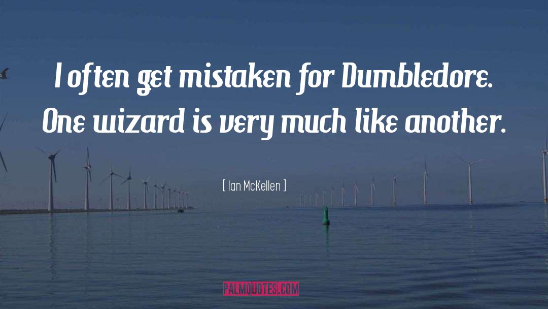 Dumbledore quotes by Ian McKellen