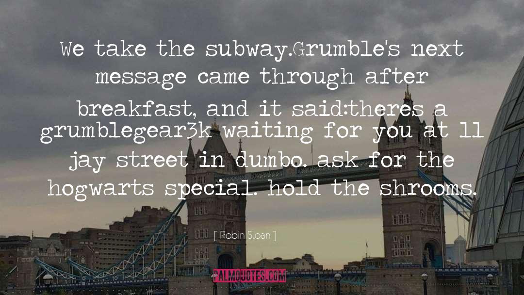 Dumbo quotes by Robin Sloan