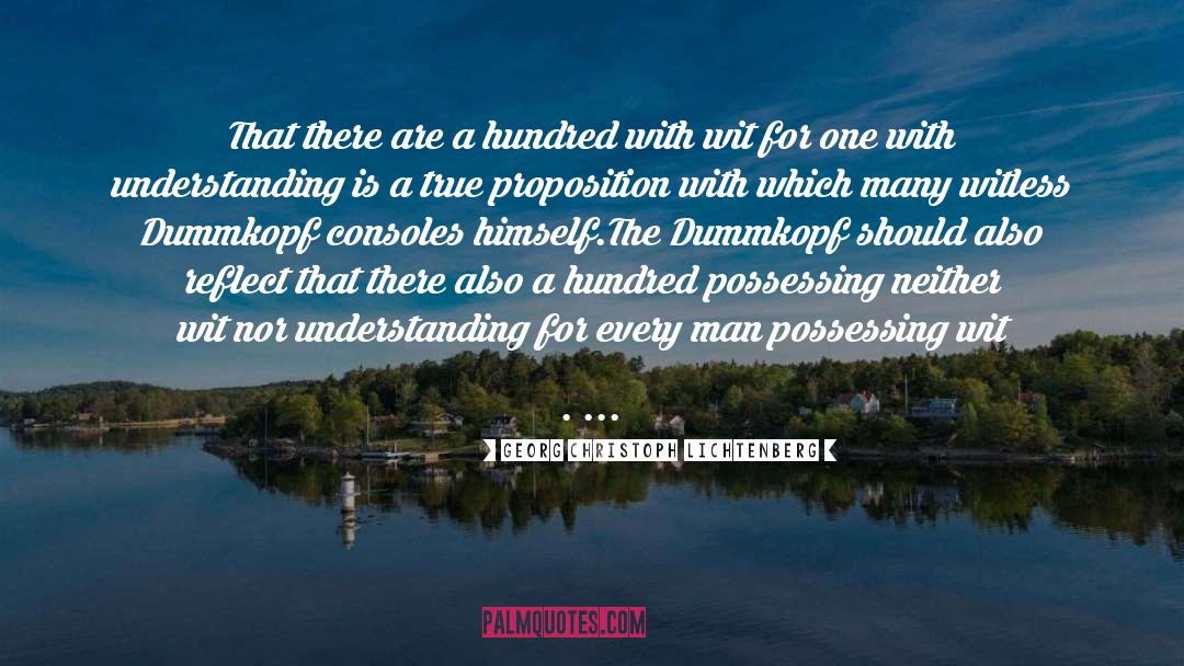 Dummkopf quotes by Georg Christoph Lichtenberg