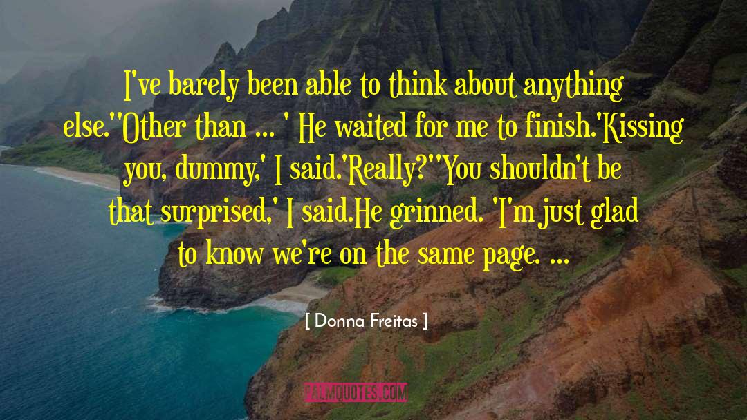 Dummy quotes by Donna Freitas