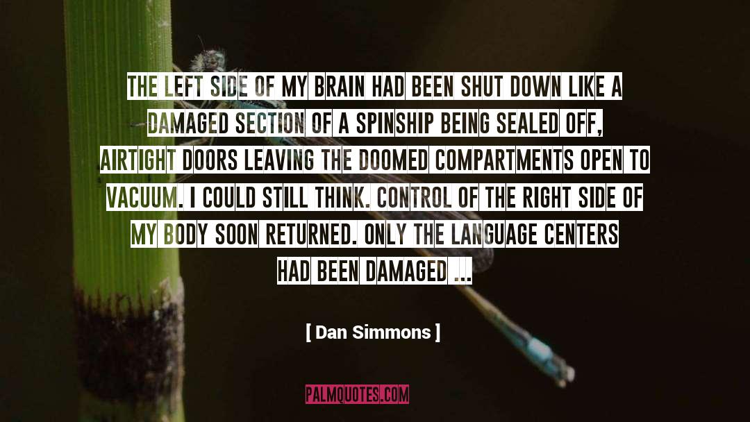 Dumped quotes by Dan Simmons