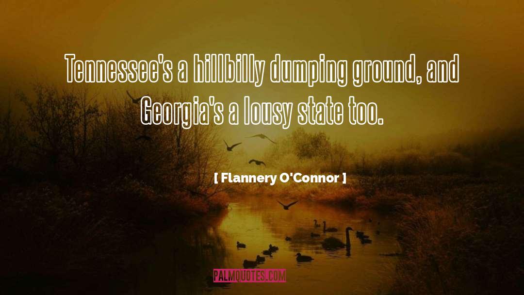 Dumping quotes by Flannery O'Connor