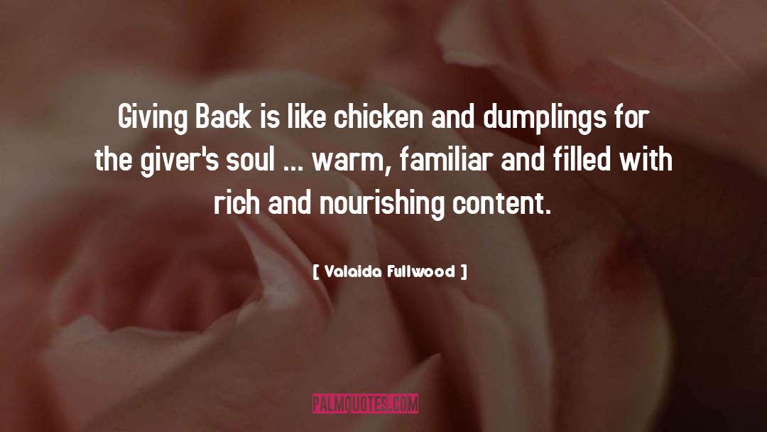 Dumplings quotes by Valaida Fullwood