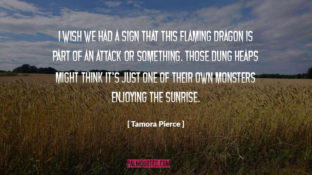 Dung quotes by Tamora Pierce