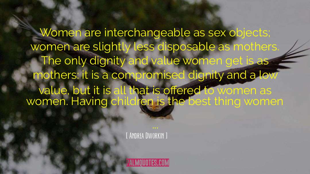Dung quotes by Andrea Dworkin