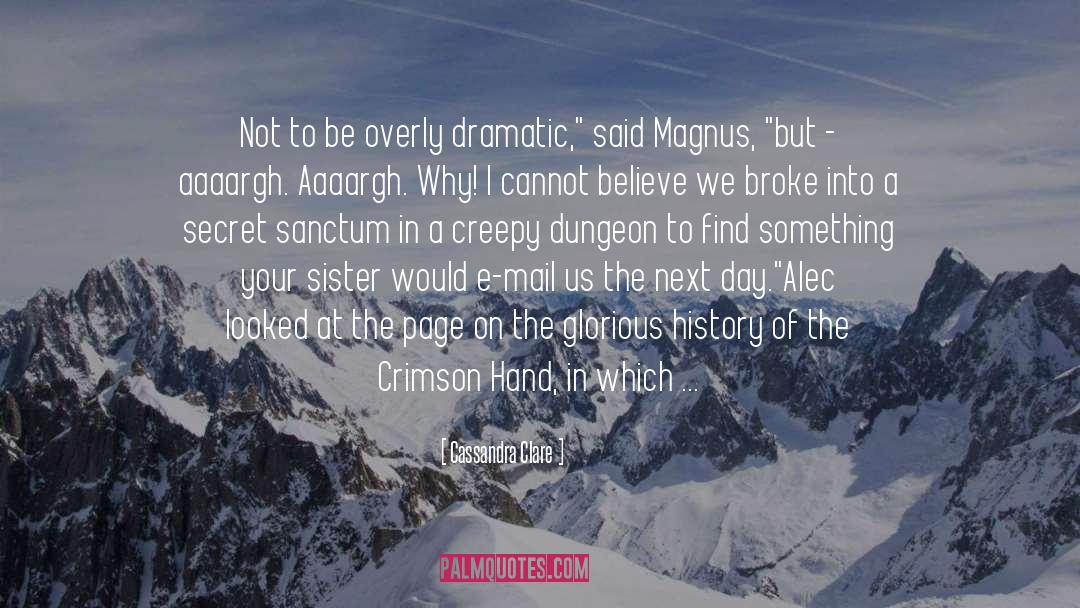 Dungeon quotes by Cassandra Clare