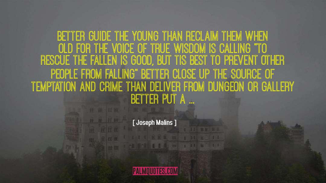 Dungeon quotes by Joseph Malins