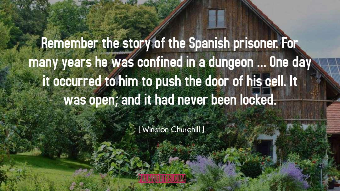 Dungeon quotes by Winston Churchill