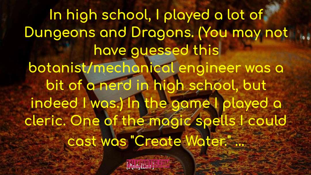 Dungeons And Dragons quotes by Andy Weir